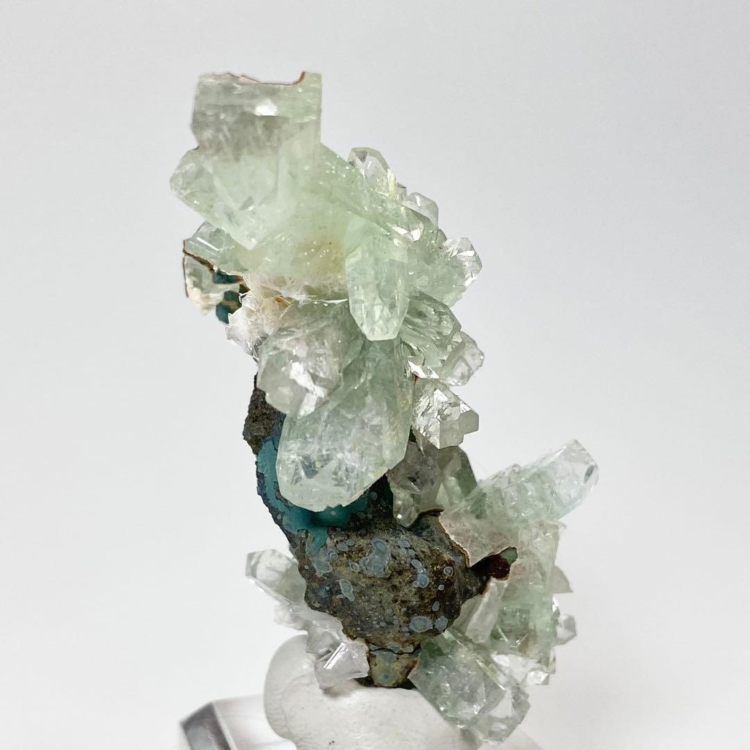 グリーンアポフィライト　魚眼石　鉱物標本　原石　天然石　ストーン