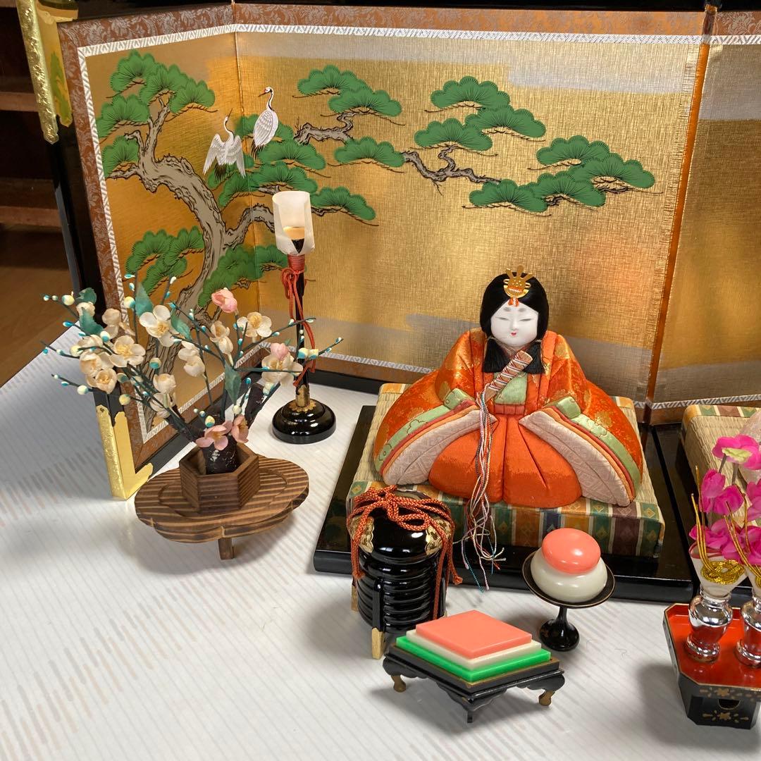 ￼木目込み雛人形