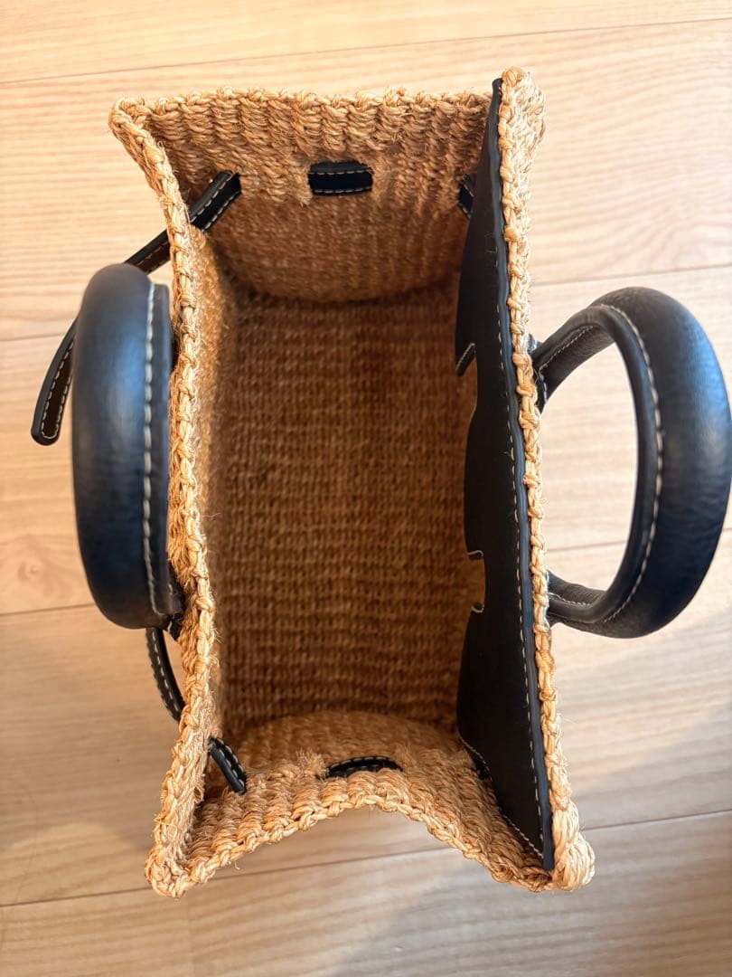 SEA かごバッグ シー カゴバッグ ブラック Sサイズ 状態良好