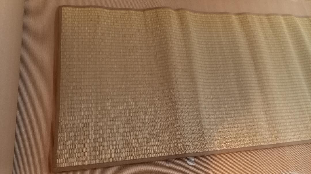 新品未使用　イケヒコ 沖縄ビーグ敷き 2枚はぎ（220×176cm）い草ラグ