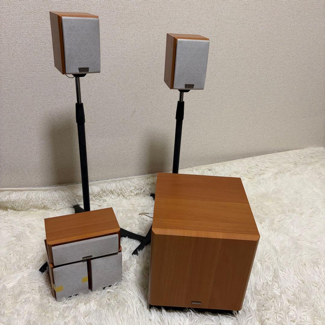 DENON サブウーファースピーカー DHT-300　スタンド付き