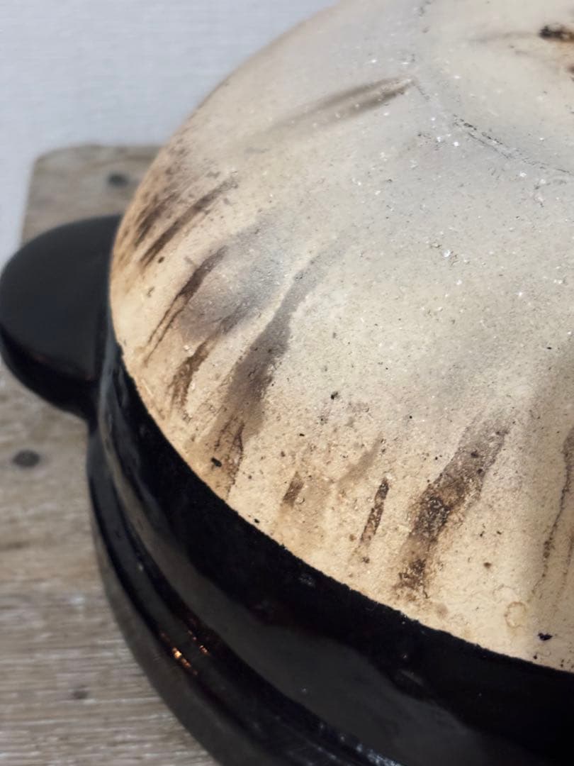 長谷園　かまどさん　3合炊き　黒色 土鍋