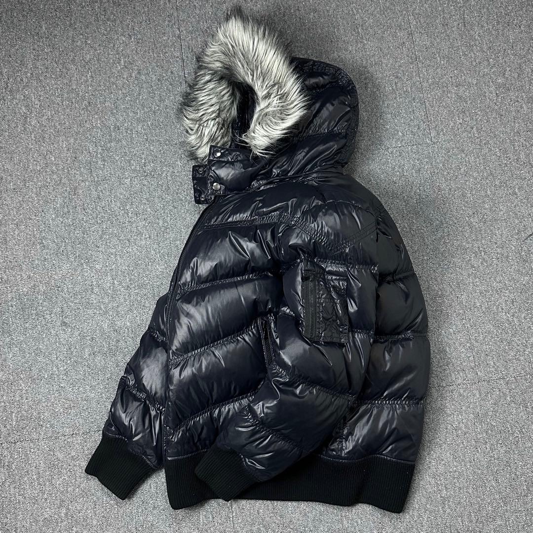 UNIQLO y2k ファー付き ダウンジャケット パーカー ユニクロ 00s