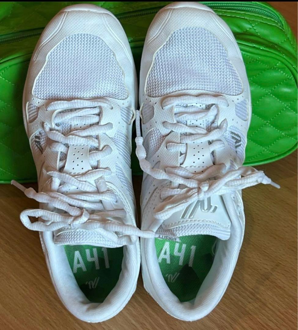 【値下】美品 22cm Varsity バーシティチアシューズA41 ケース付き