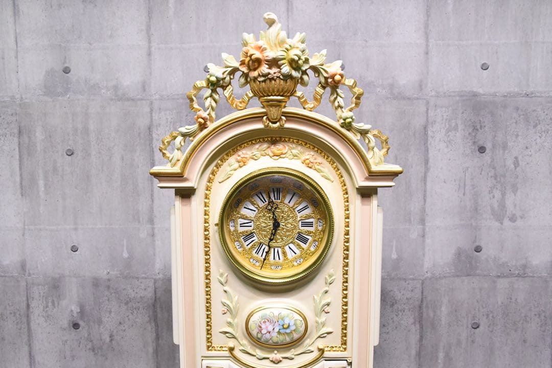 A9X イタリア コンソーニ ヘルムレ ロココ様式 ホールクロック