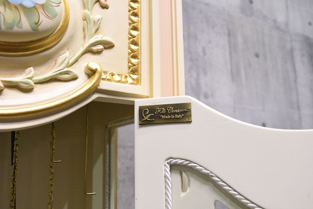 A9X イタリア コンソーニ ヘルムレ ロココ様式 ホールクロック