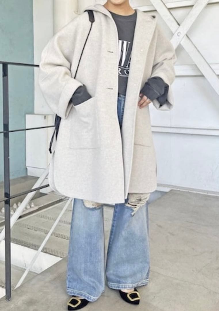 Spick &spanスーパー160sテントラインコート