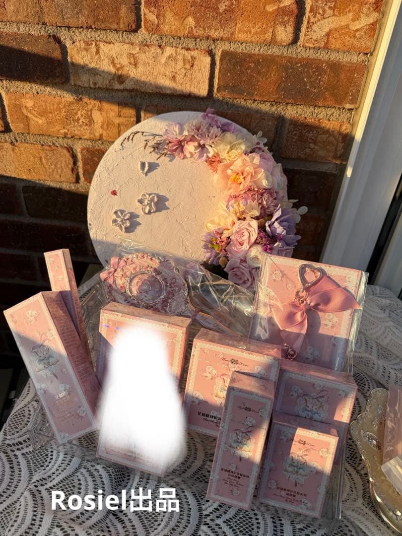 フラワーノーズ　バニーガーデン　セット　ピンクオールイン