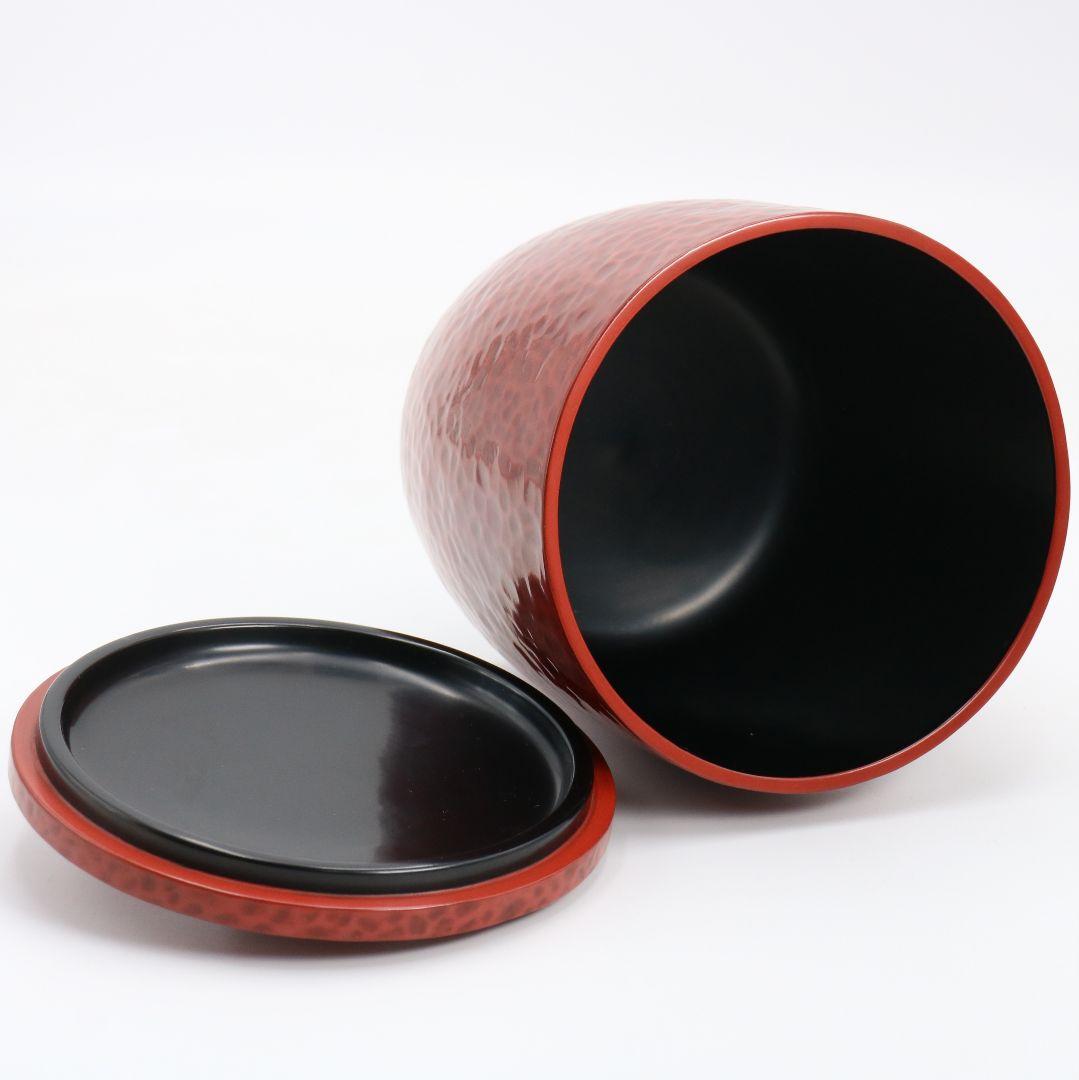 安達佐岳作 鎌倉彫 水指 松図 茶道具 共箱　C884