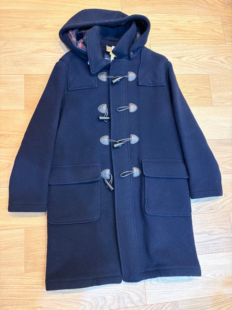 美品 ブルックスブラザーズ ダッフルコート 2way 大きいサイズ チェック柄