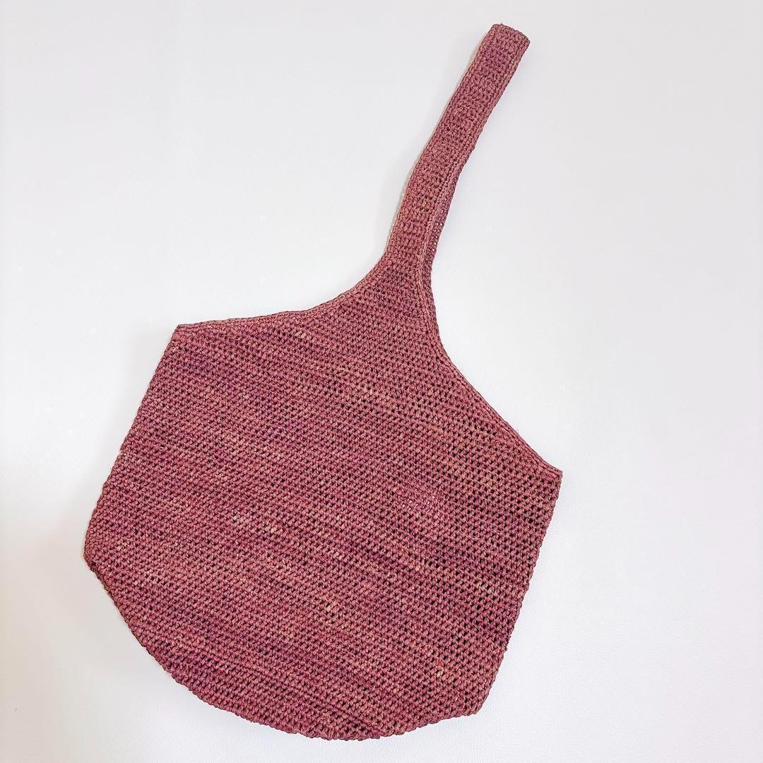 美品☆ヘレンカミンスキー CARILLO ラフィア ワンショルダーバッグ かご