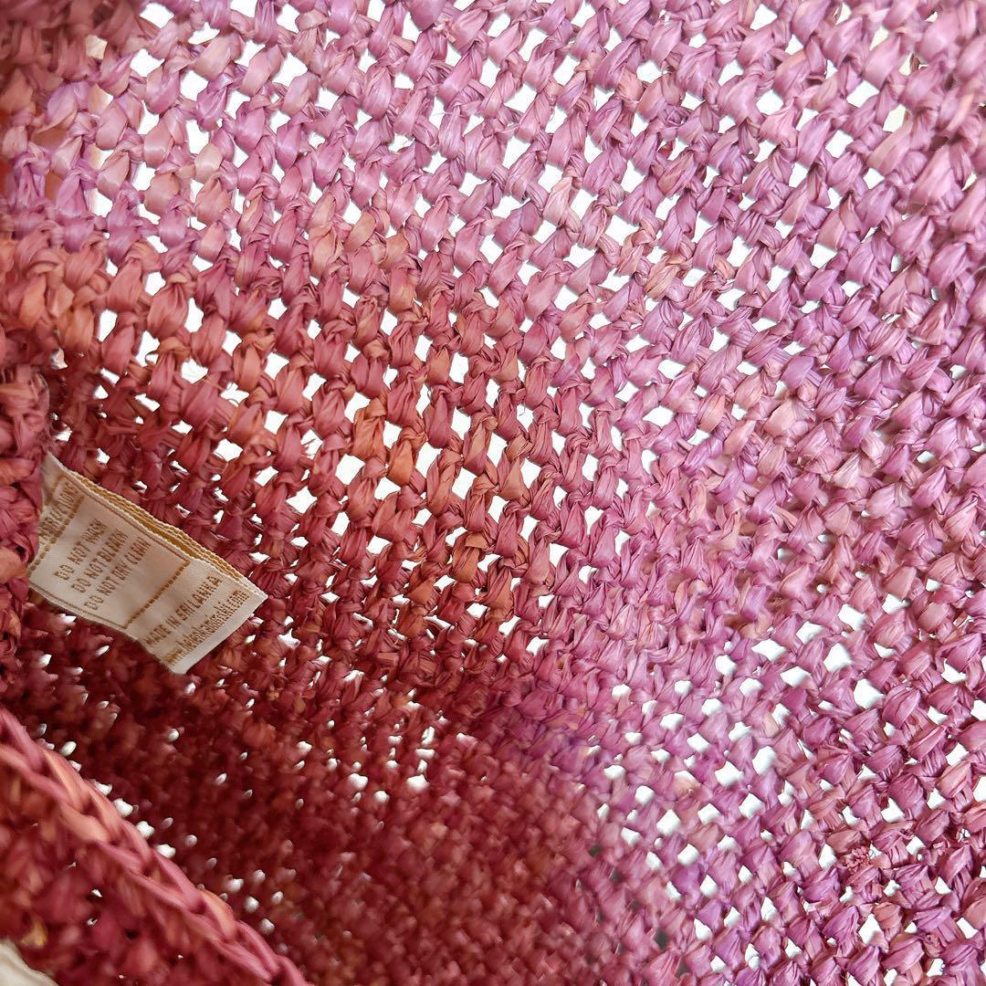 美品☆ヘレンカミンスキー CARILLO ラフィア ワンショルダーバッグ かご