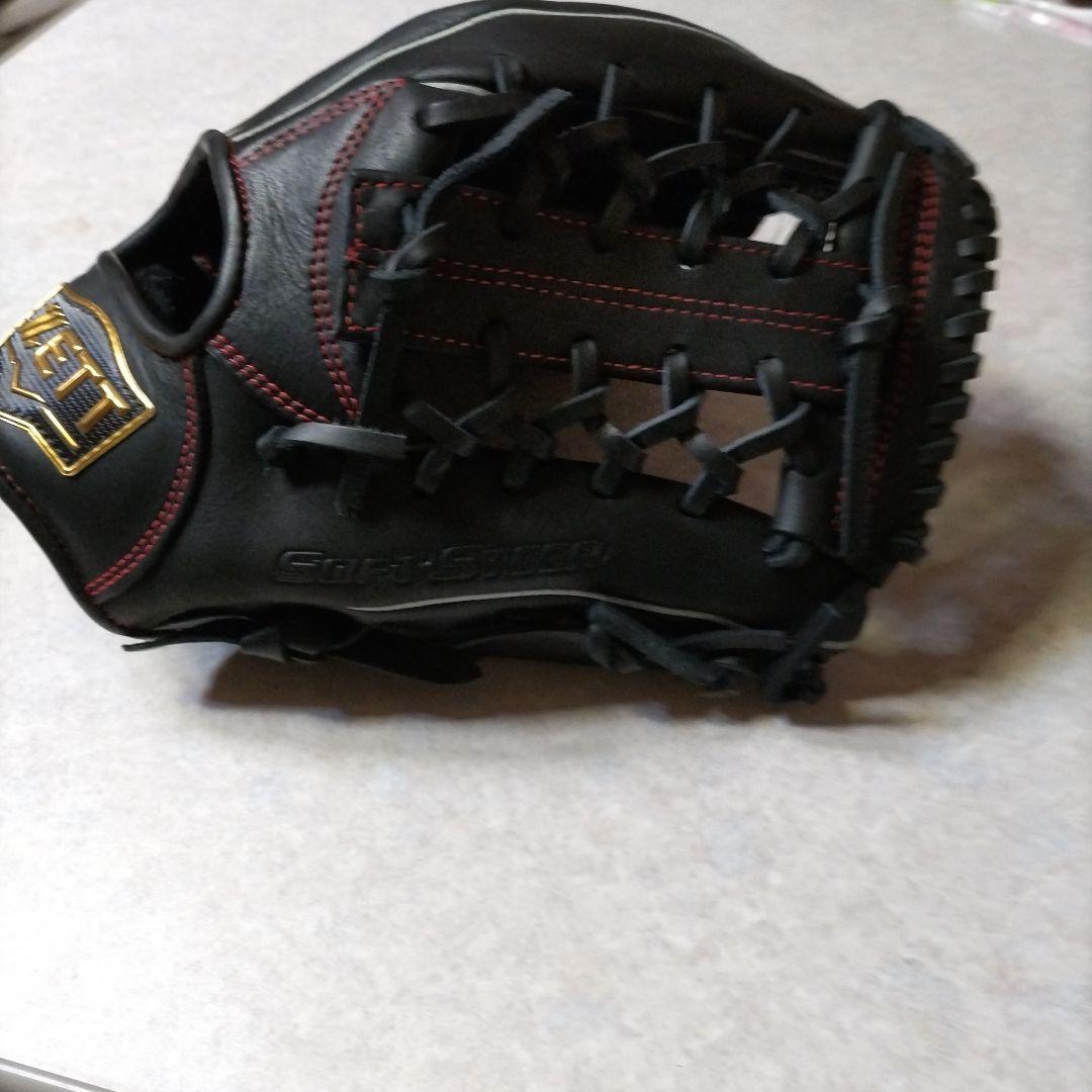 【2023年製】柔らかの人気アイテム　軟式用グローブ　ゼット　ブラック