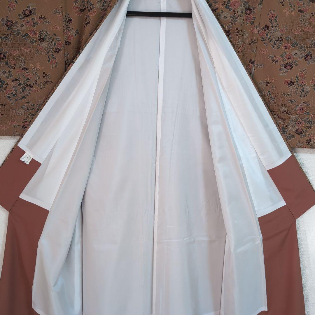 【三花】美品　東レシルック　東洋和装　袷　洗える着物　リユース