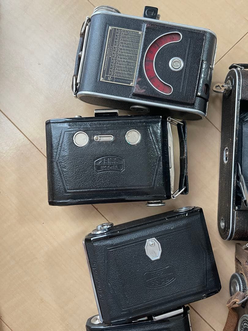Zeiss Ikon Ikonta Tessar付きあり 蛇腹カメラ　7個セット