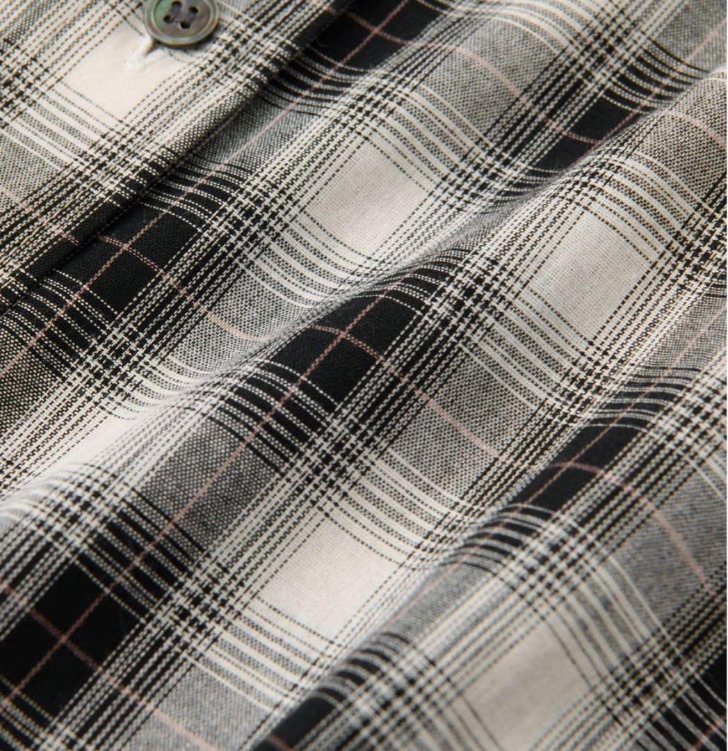 定価1.76万 リヴドロワ マルチパターンシャツ ブラック オーバーサイズ