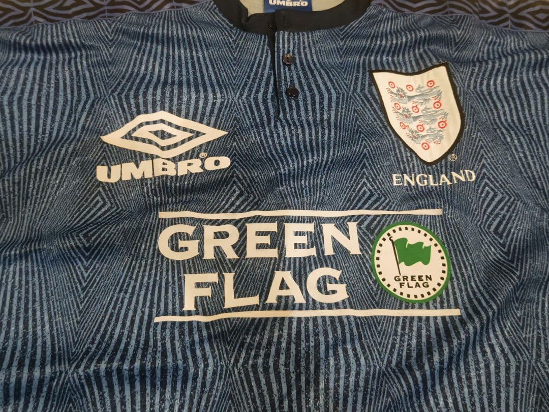 希少90年代 イングランド 1995–97 トレーニングシャツ Mサイズ