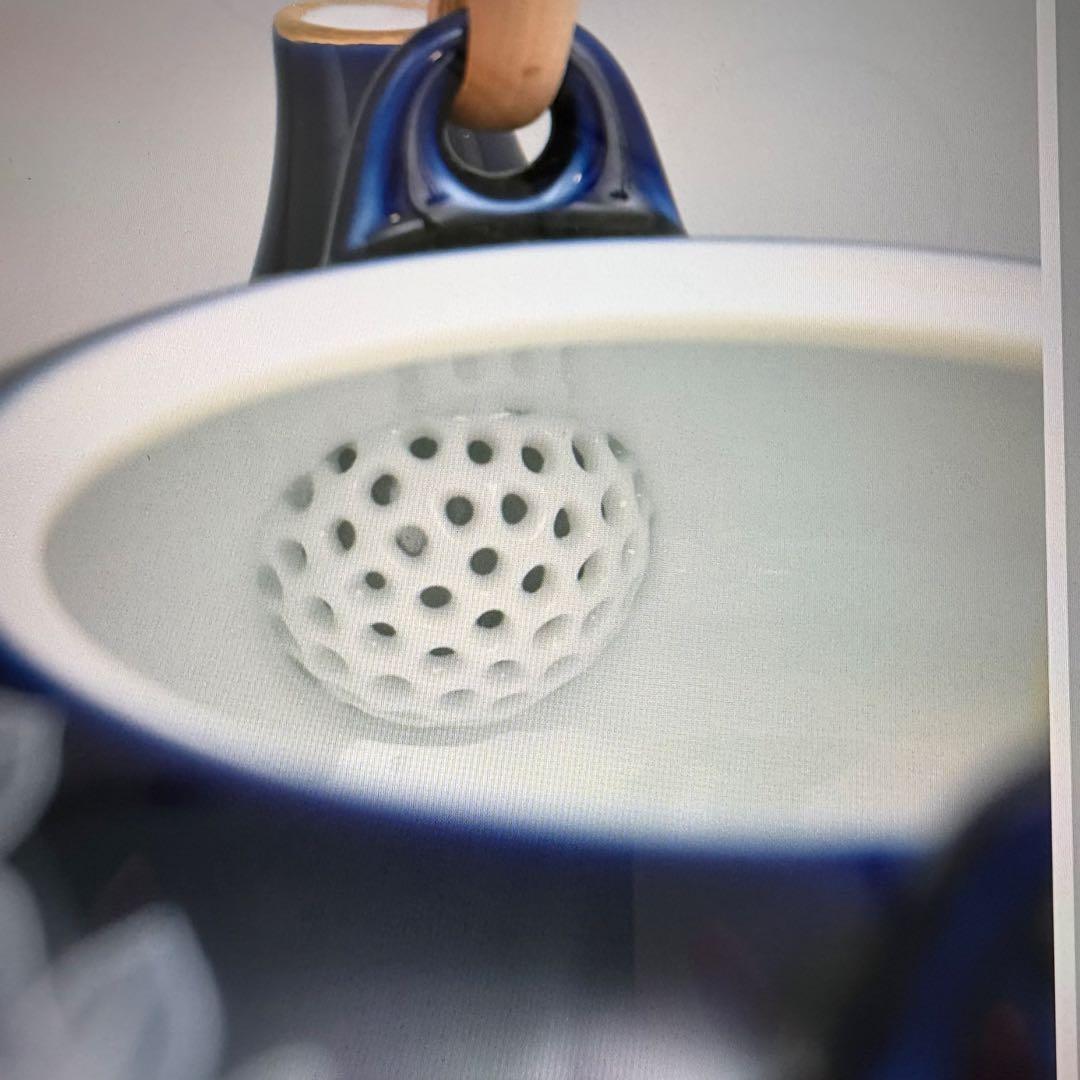 新品❤️ ルリ胡蝶蘭・茶器揃（土瓶1個、湯呑5客セット）