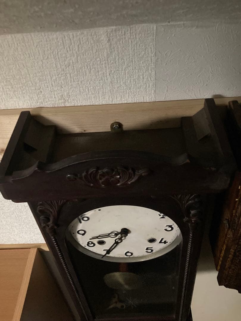 堀田時計 クラウンファン チンチャン打ち 数打ち式柱時計