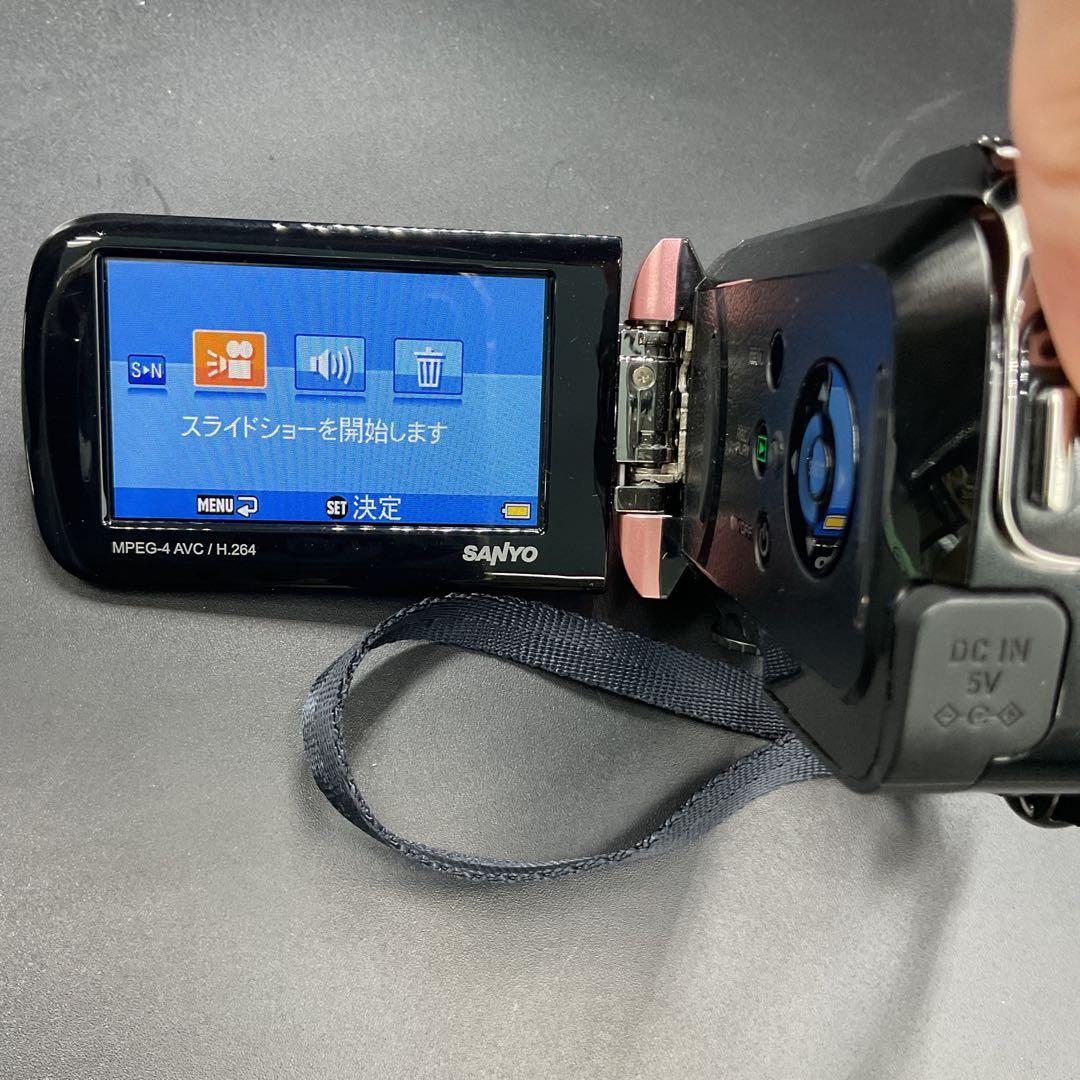 F3145 SANYO DMX-GH1 ピンク 12倍ズーム