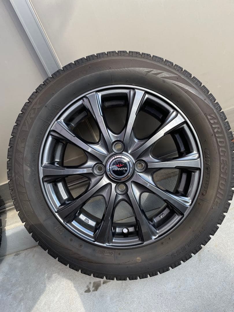 カ*ン様 BLIZZAK VRX 155/65R14 スタッドレスタイヤ 4本セ