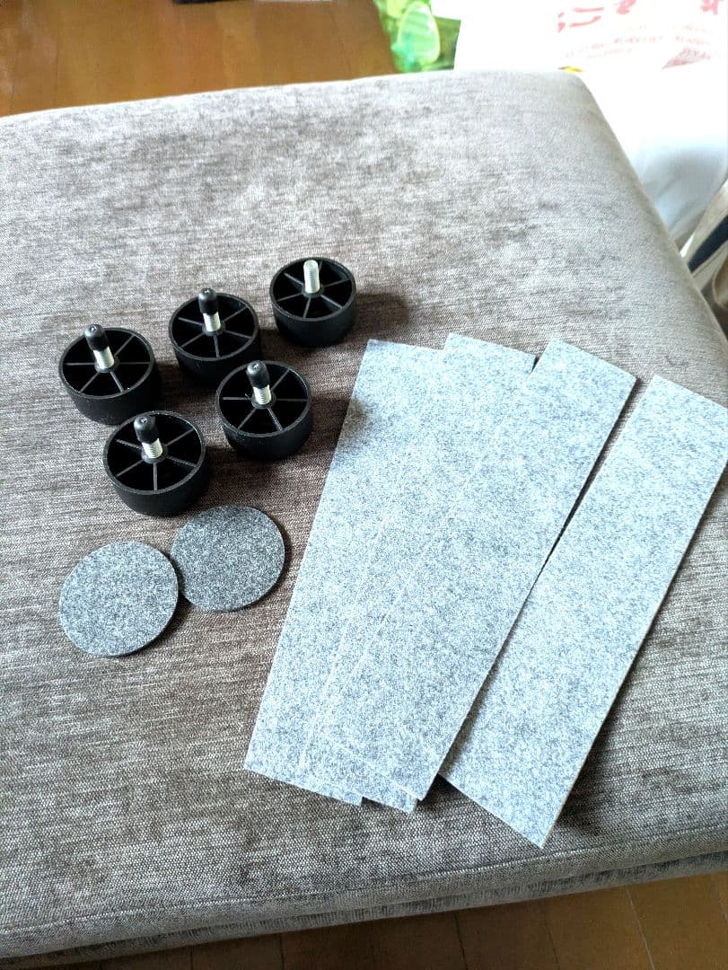 《ニトリソファー+オットマンCS03 Nシールド 両肘 DBR/木脚MBR》