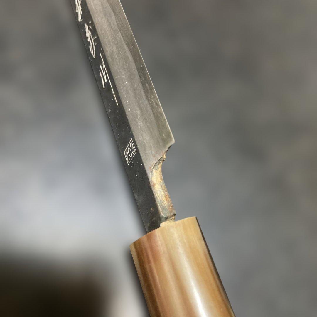 刺身包丁 鋼製 東京すみだ川　蛸引27cm ほぼ未使用　ビンテージ　美品