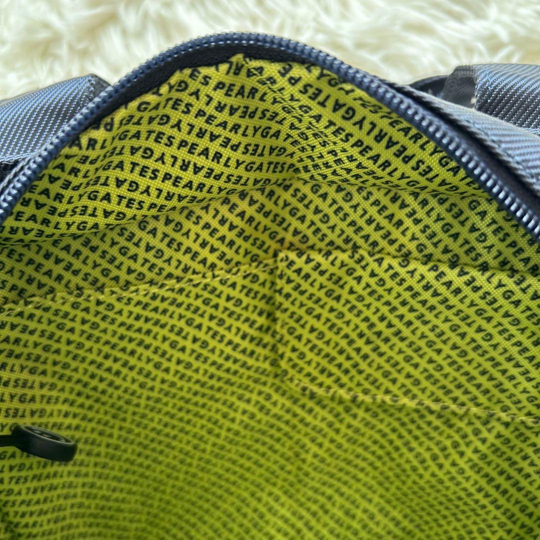 パーリーゲイツ 定番 近年モデル カートバッグ ネイビー 紺 ロゴ ニコちゃん