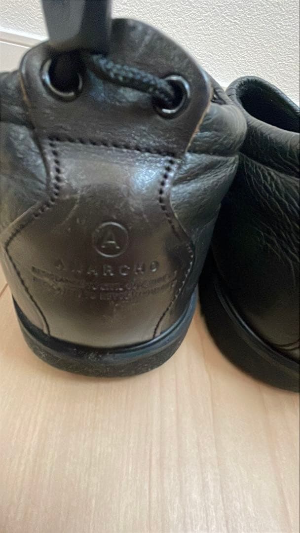 foot the coacher ANARCHO 黒 スリッポン