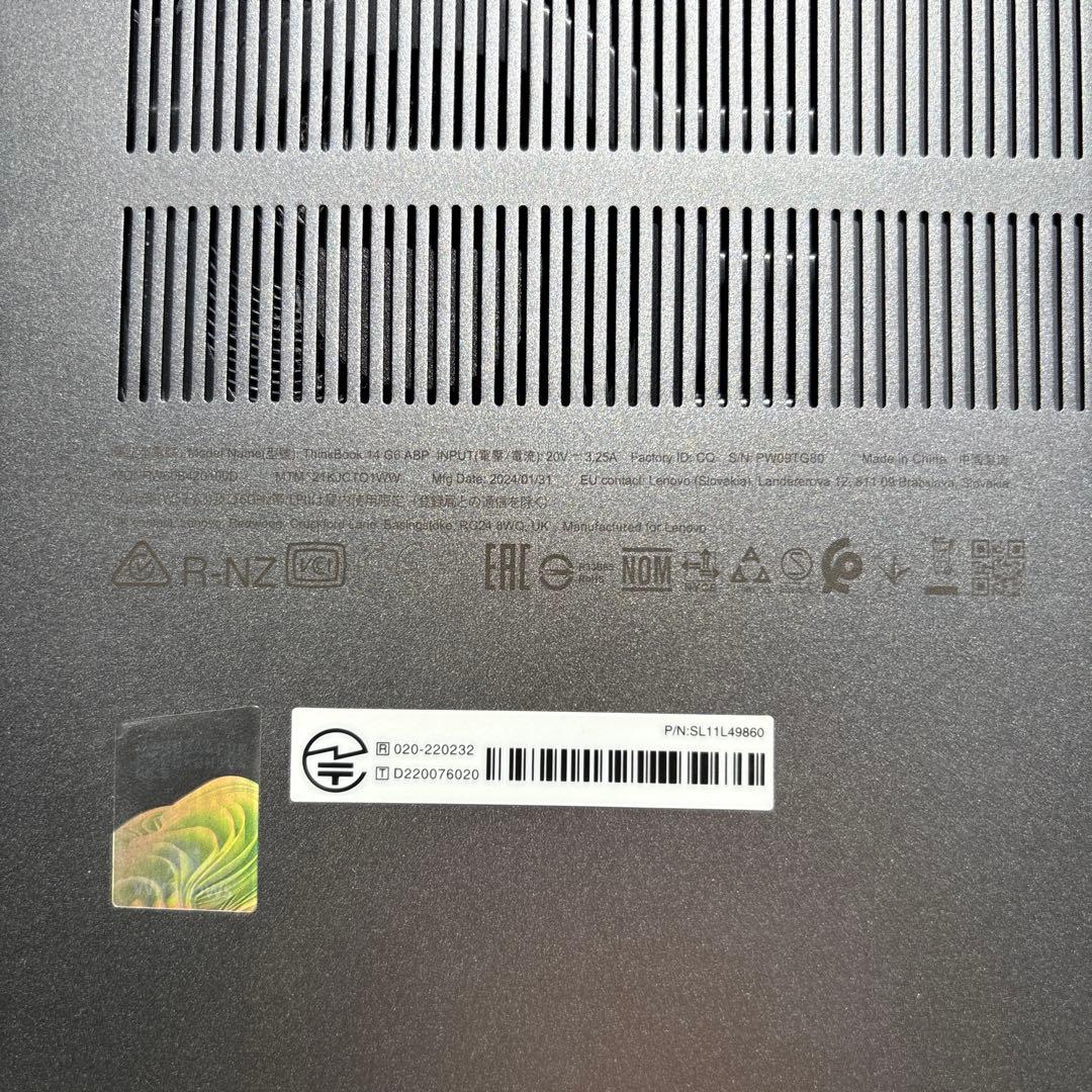 その他ノートPC本体 Lenovo Think Book 14 G6 ABP