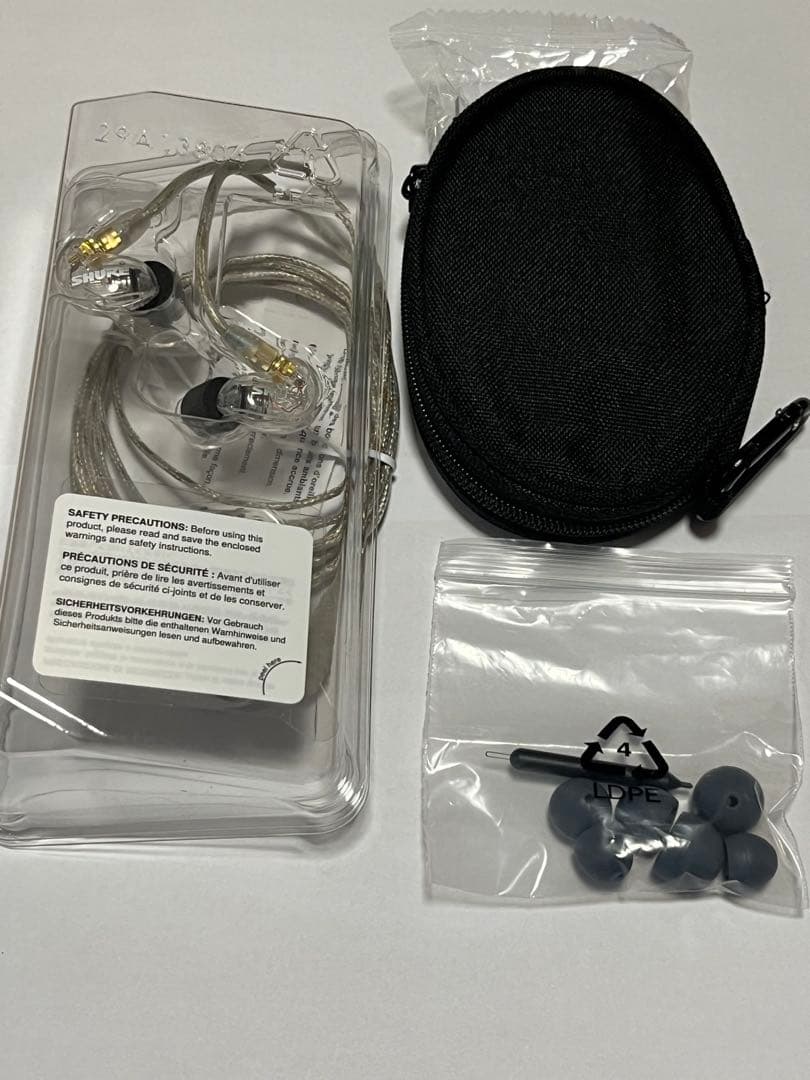 SHURE シュア イヤホン 有線 SE215-CL-A クリア