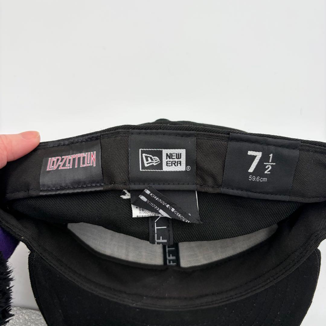 【NEW ERA】ニューエラ キャップ 希少 レッド・ツェッペリン 刺繍ロゴ