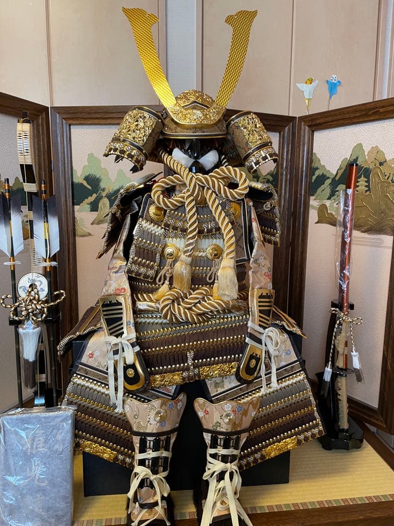 【miii0731】【美品】五月人形　着用稚児鎧兜