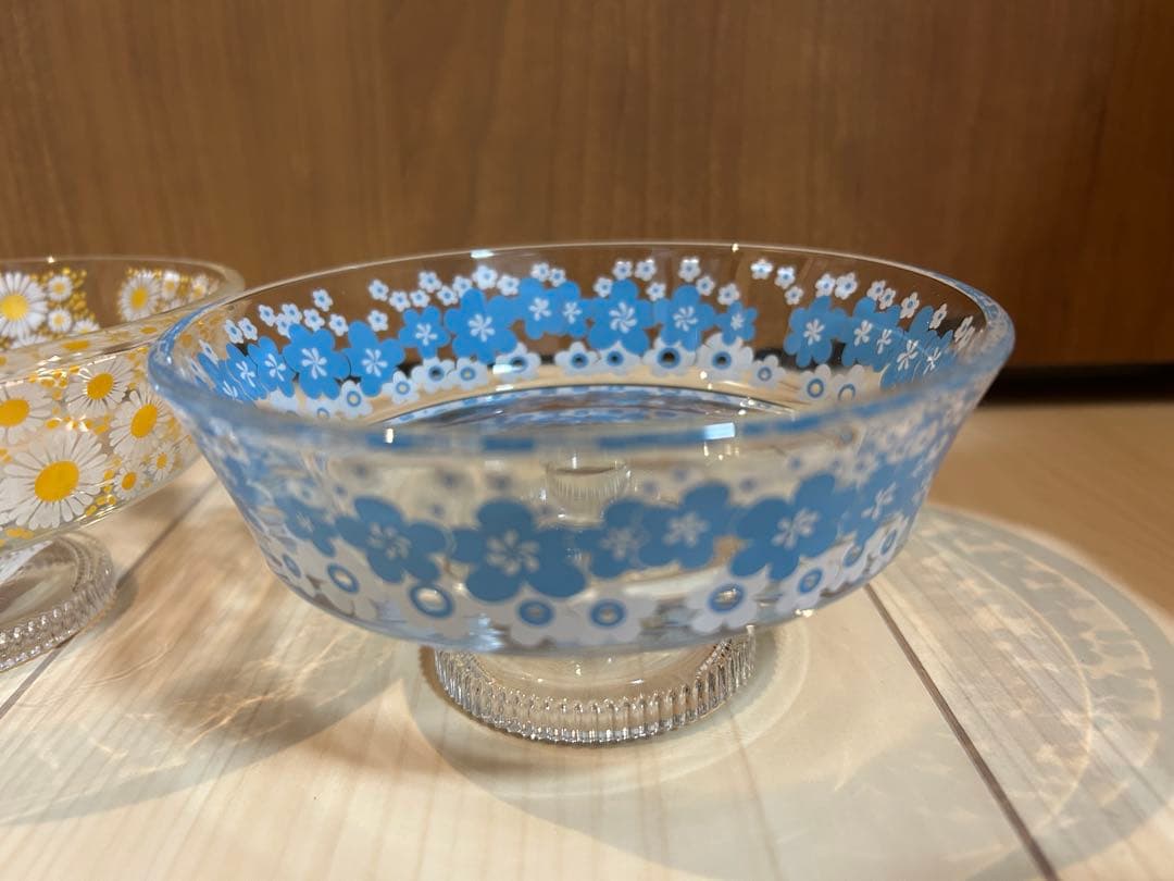 【新品】アデリアレトロ　脚付きデザート浅皿 5個セット