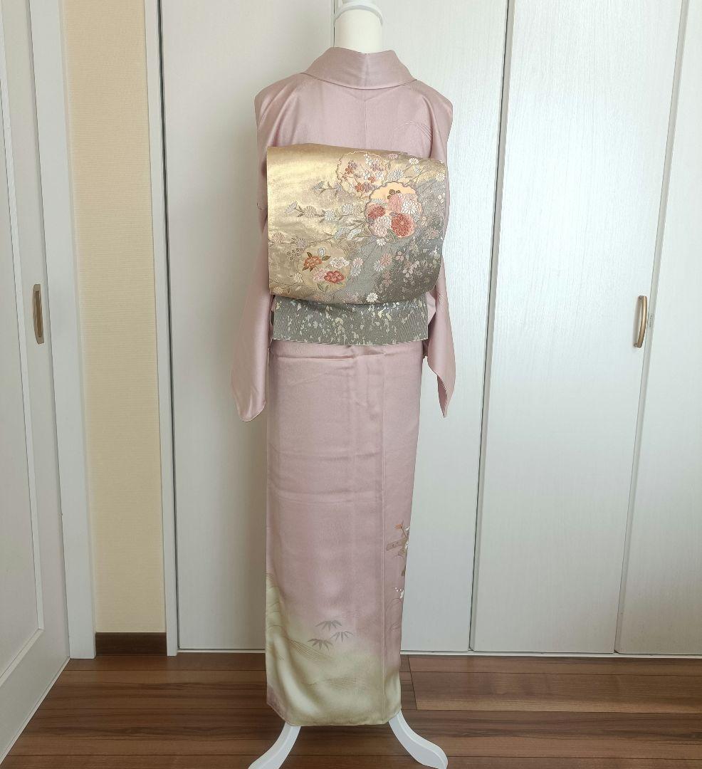 正絹訪問着（未使用）　フルセット4点　入学式　卒業式　宮参り　七五三