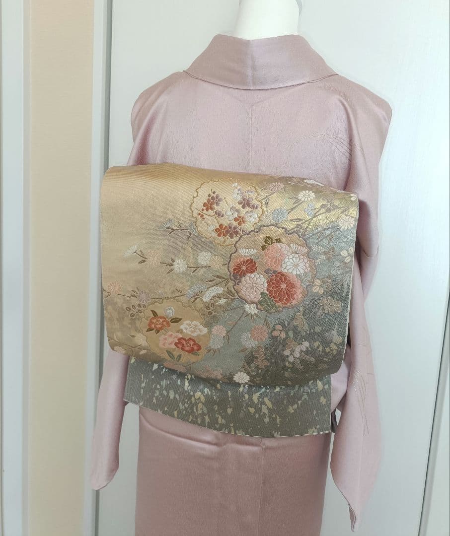 正絹訪問着（未使用）　フルセット4点　入学式　卒業式　宮参り　七五三