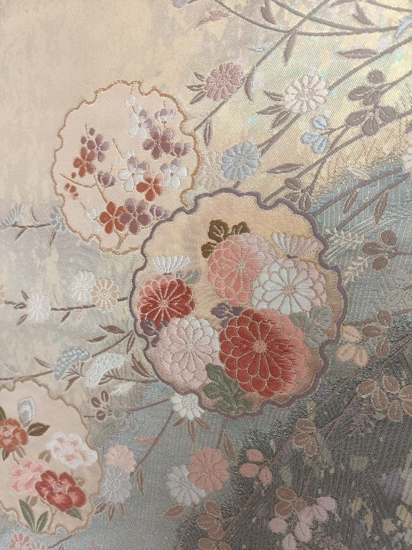 正絹訪問着（未使用）　フルセット4点　入学式　卒業式　宮参り　七五三