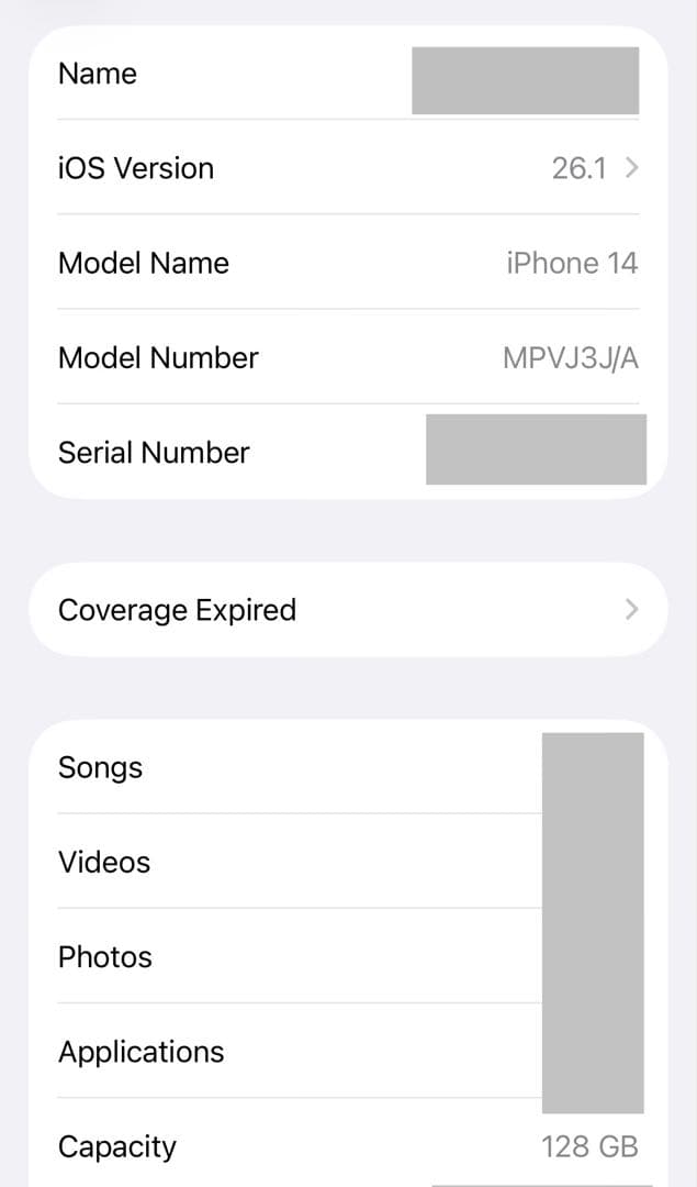 iPhone14 MPVJ3J/A 128GB SIMフリー