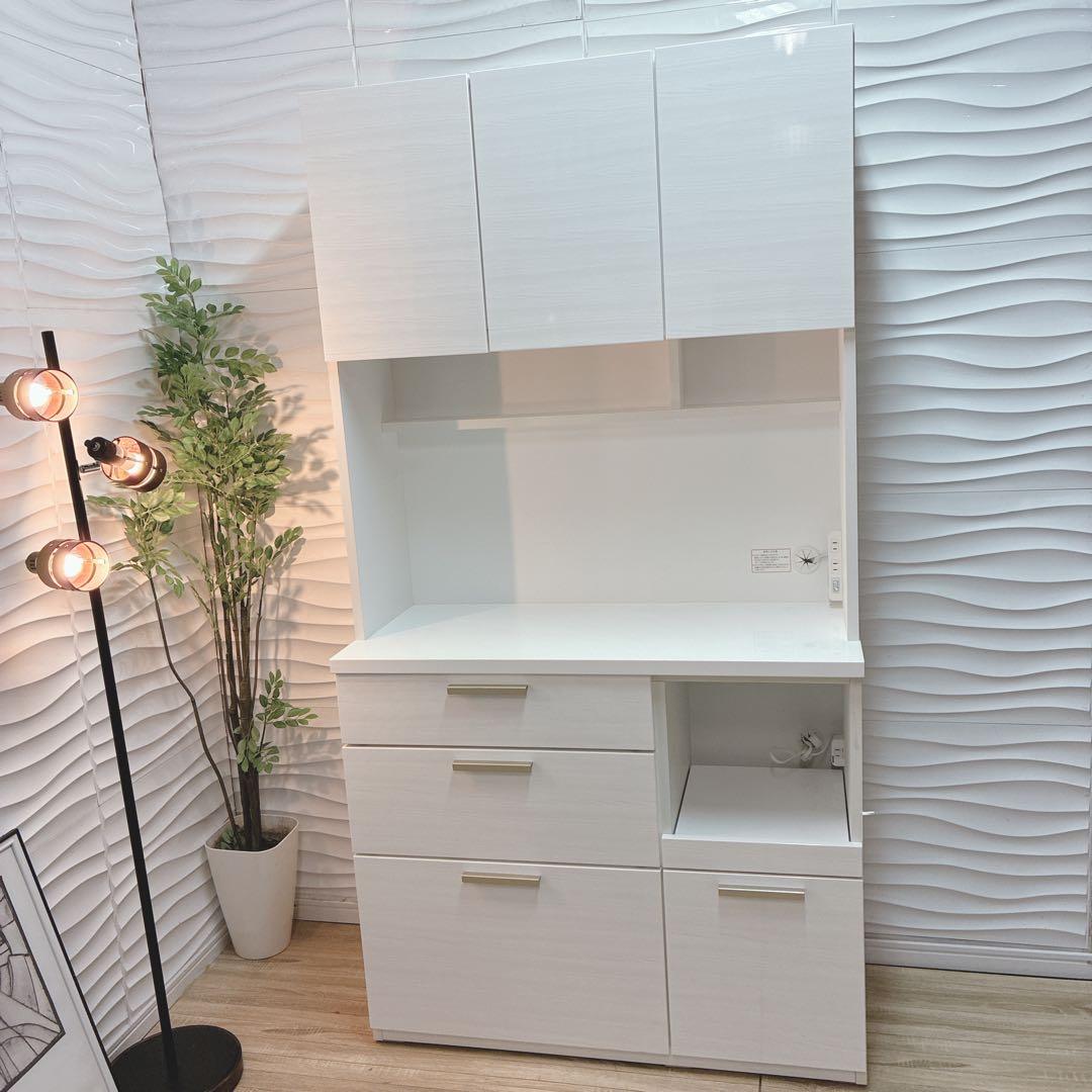 ◇大阪府全域 神戸市 配達料無料！◇ニトリ◇ソレル100◇キッチンボード◇食器棚