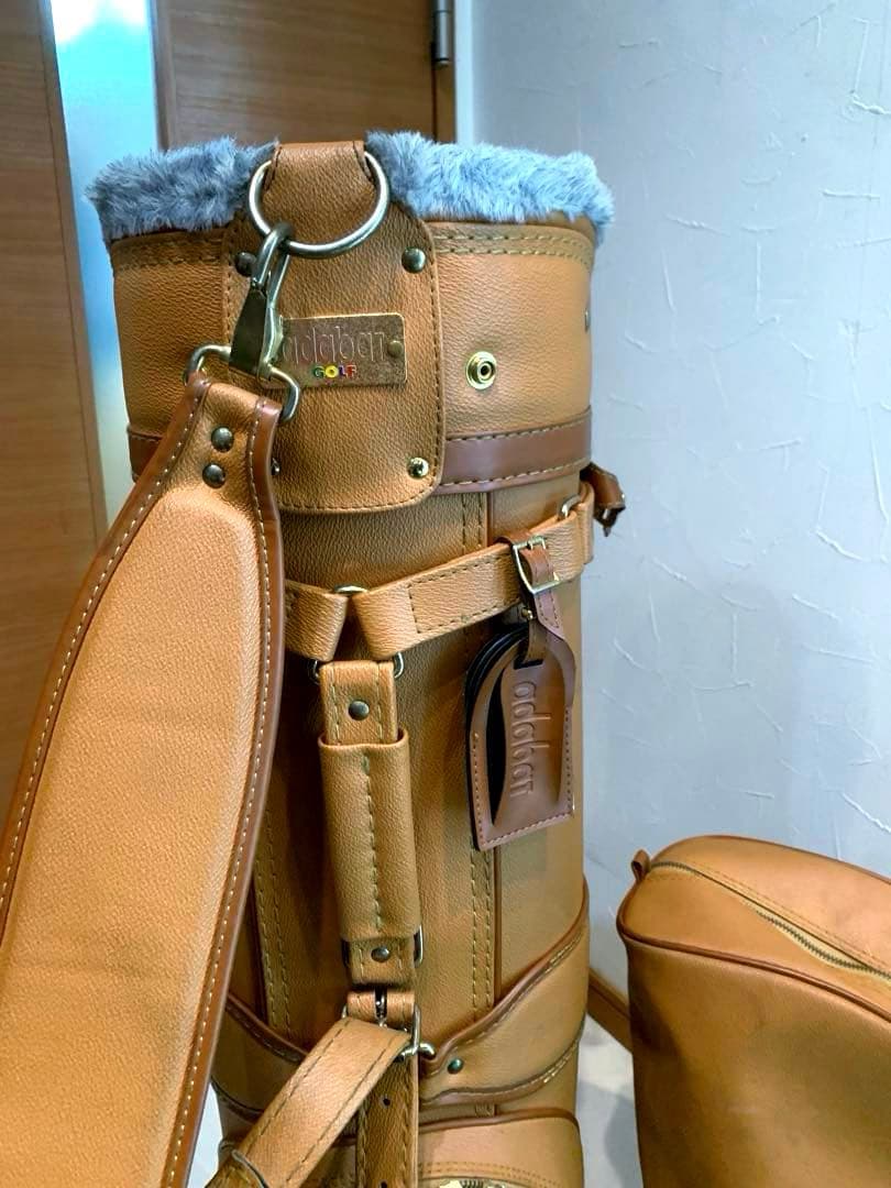 良品　高級モデル　アダバット　キャディバッグ　シューズケース　メンズレディース