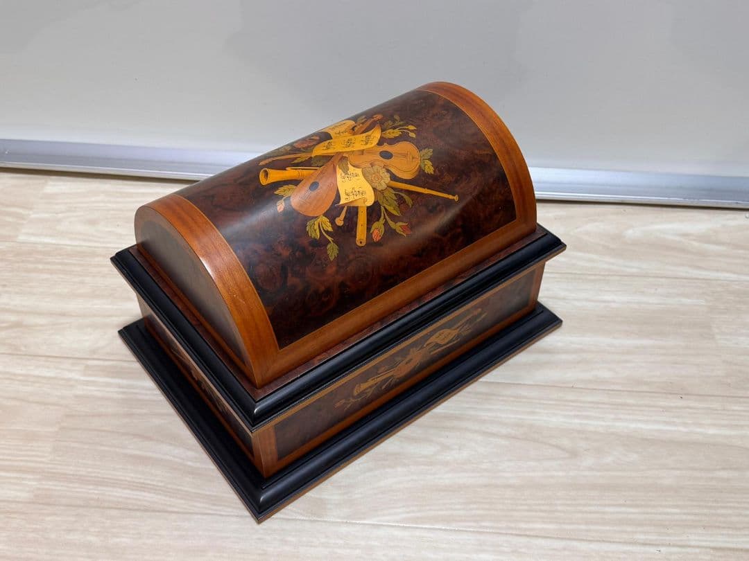 REUGE MUSIC オルゴール オルゴール ディスク9枚 ドーム型象嵌