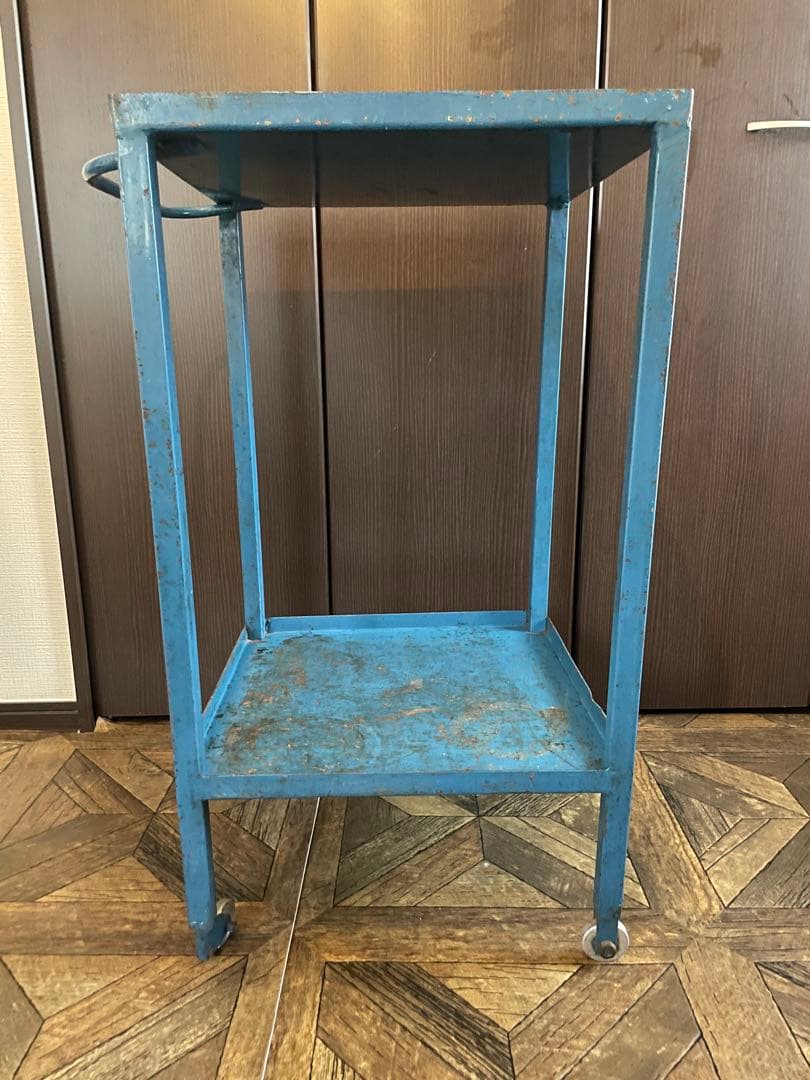 ヴィンテージ 鉄製ワゴン Antiques & Repair eel