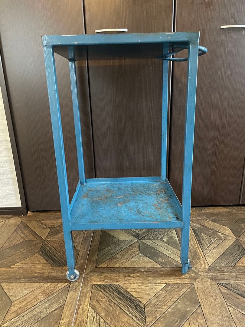 ヴィンテージ 鉄製ワゴン Antiques & Repair eel