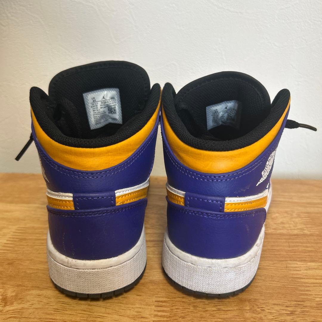 Nike Air Jordan 1 Mid \"Lakers\" 23㎝