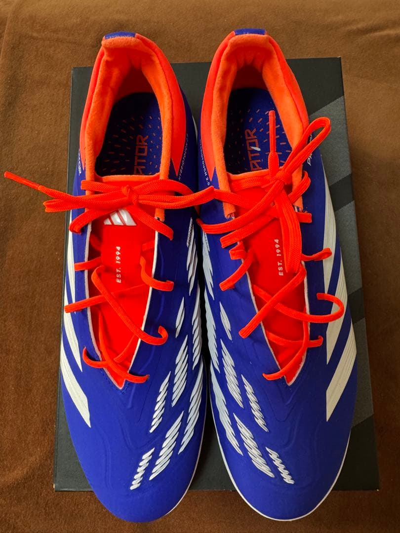 【新品】adidas Predator 28.5cmスパイク青/オレンジ