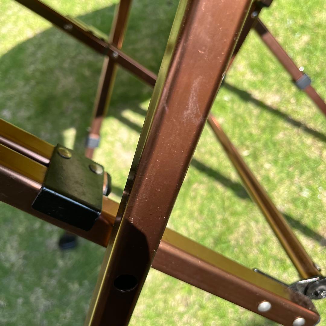 コールマン　コンフォートマスター　バンブーオーバルテーブル85