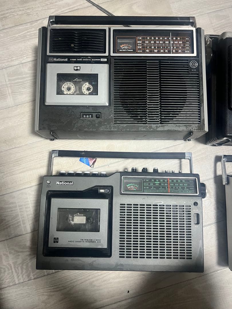 ビンテージラジカセ4台セットギャング品
