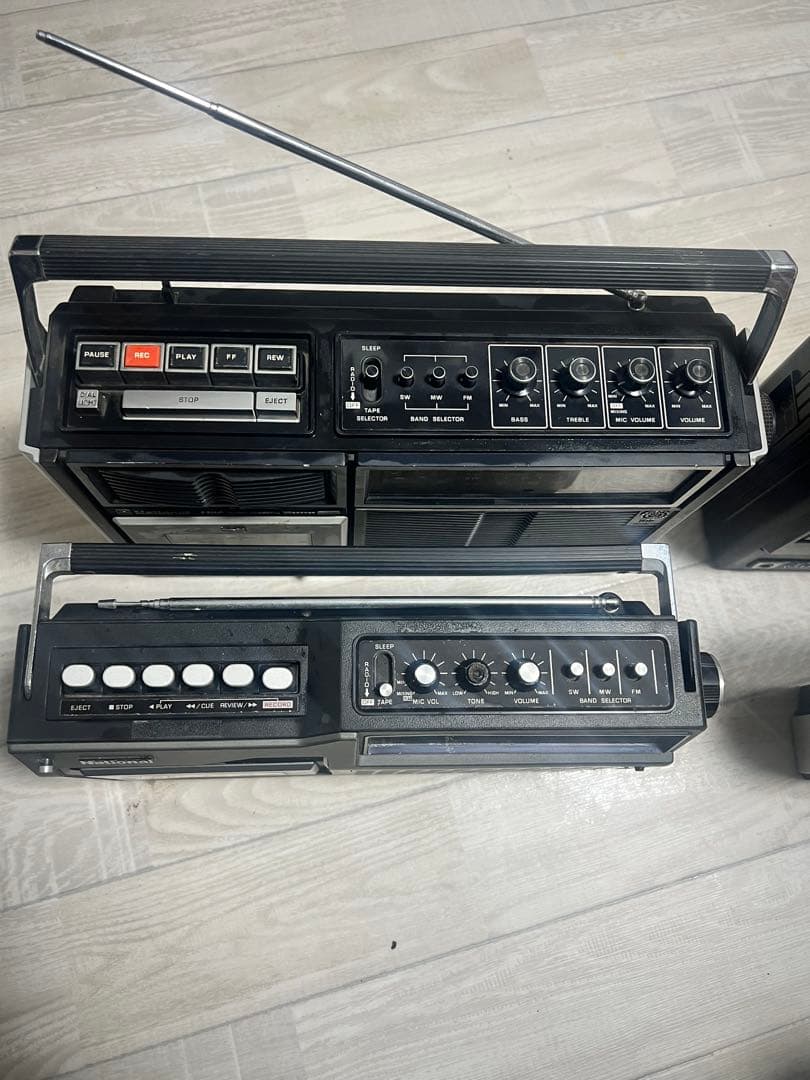 ビンテージラジカセ4台セットギャング品