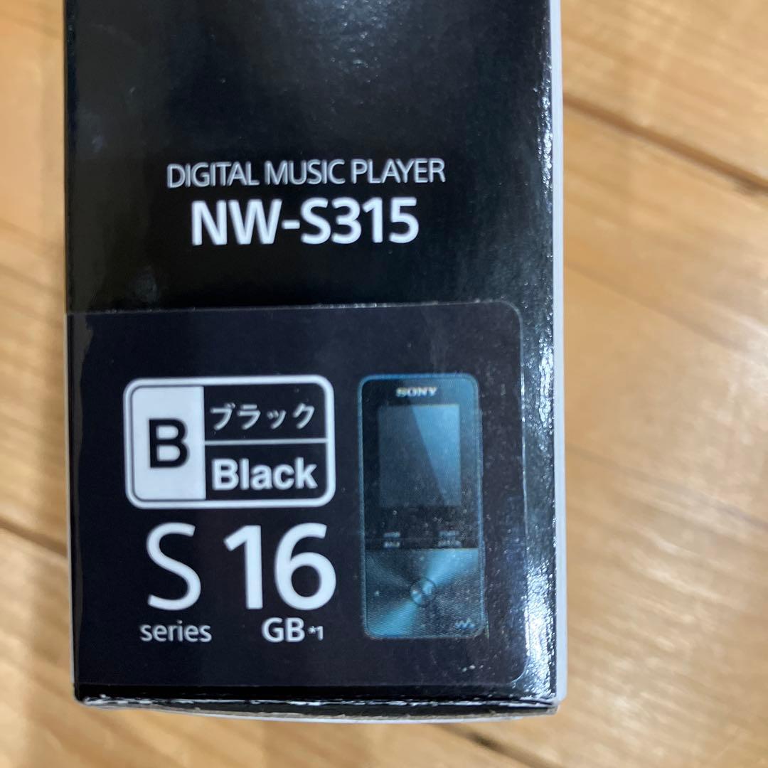 SONY NW-S315 デジタルミュージックプレーヤー 16GB ブラック