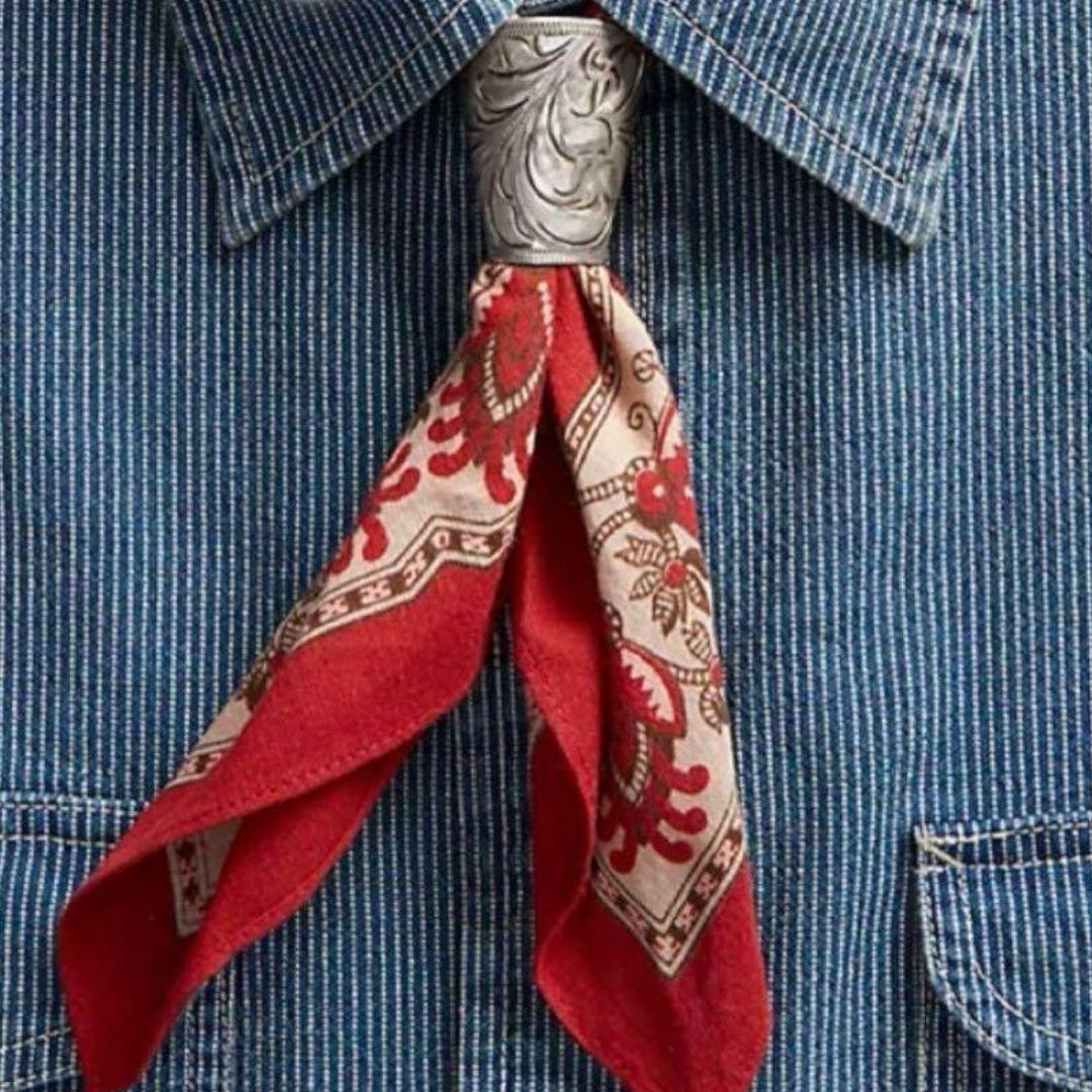 RRL ENGRAVED BANDANNA SLIDER バンダナスライダー